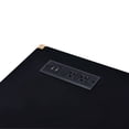 thumbnail image 5 of GZXS 40-Inch Minimalist Home Office Computer Desk with Charging Outlets and USB Ports, 20"W x 42"D x 30"H, Black and Gold, 5 of 7