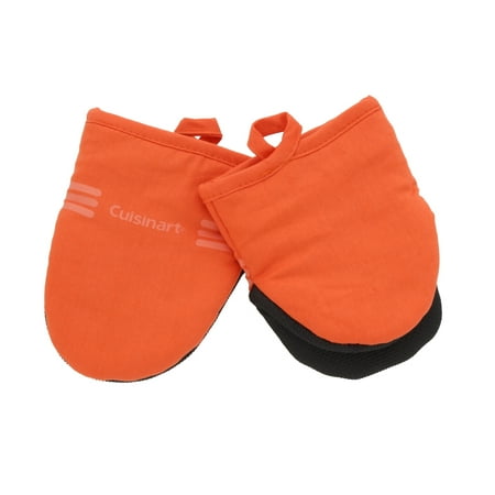 Simplicity Oven Mitt - Cuisinart Oven Mitts & Potholder Sets w/Neoprene for Easy Gripping, Heat Resistant up to 500 degrees F