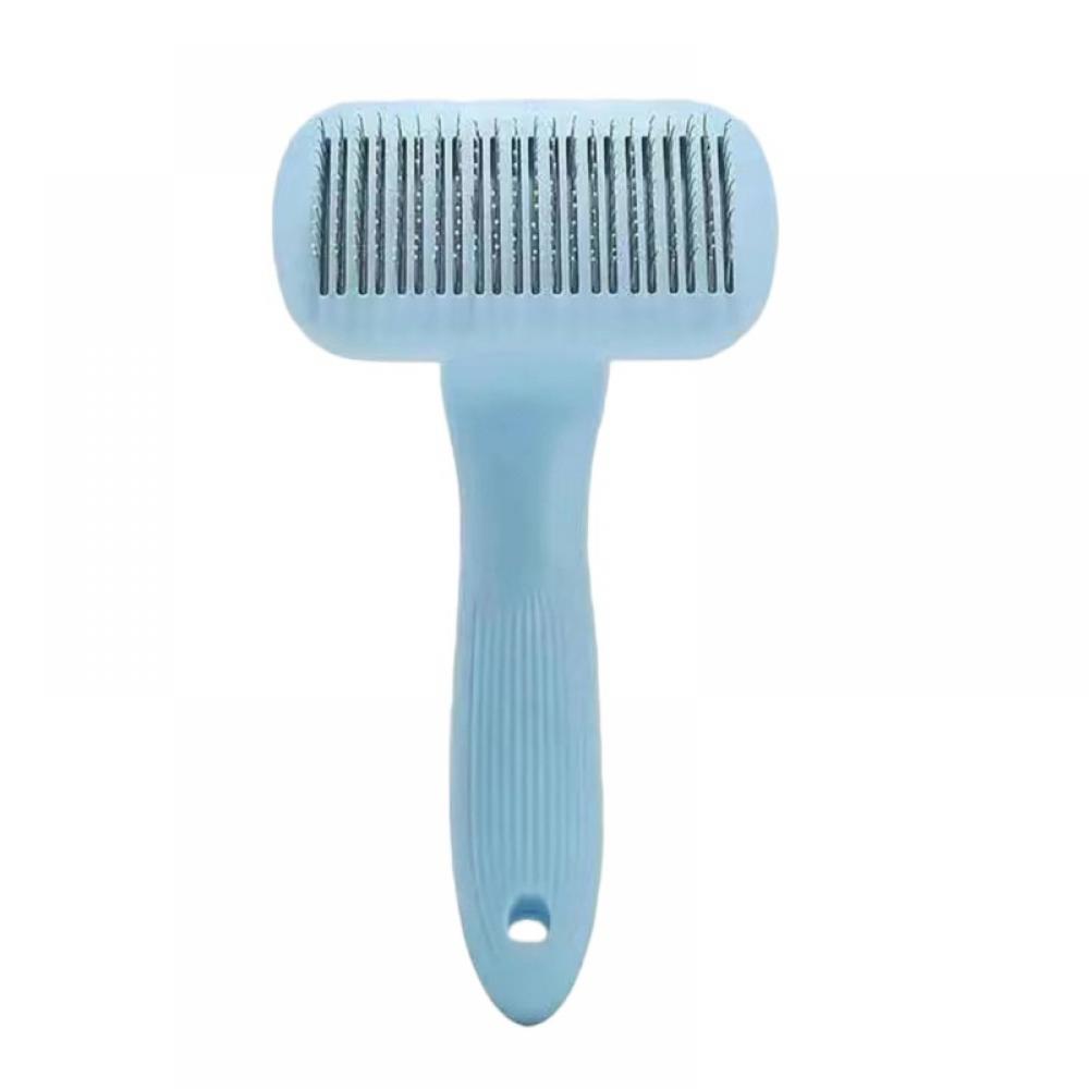 Self Cleaning Slicker Brush for Sensitive Dogs and Cats Gently Removes