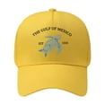 thumbnail image 1 of MIASHUI Baseball Cap for Men Women Print Sun Running Adjustable Sun Hat,Yellow, 1 of 3