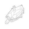 Genuine OE Audi Lower Housing - 4G1-907-355-B