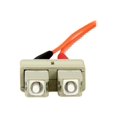 thumbnail image 2 of StarTech.com 3m Fiber Optic Cable - Multimode Duplex 50/125 - OFNP - SC/SC - Patch cable - SC multi-mode (M) to SC multi-mode (M) - 3 m - fiber optic - duplex - 50 / 125 micron - OM2 - molded, plenum - orange, 2 of 3