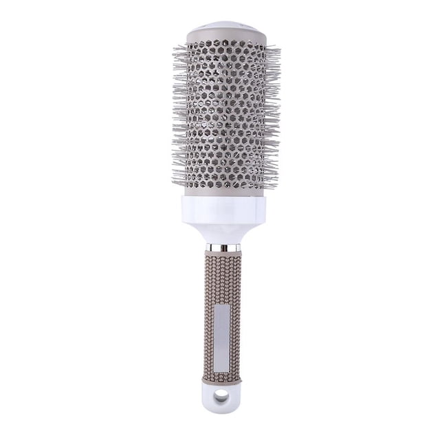 Peine redondo de hierro cerámico resistente a altas temperaturas Pro Hair Brush (53 mm) Tmvgtek cuidado belleza