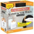 thumbnail image 3 of Compactor Bags 18 Gallon Smart Fit Gripping Drawstring 70 ct,Thickness: 2.0 mil,Dimensions: 25.625" x 28", 3 of 4