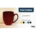 thumbnail image 2 of Large Coffee Cups 16 oz. Set of 10, Bulk Pack - Perfect for Tea, Espresso, Cappuccino, Hot Cocoa - Maroon, 2 of 5