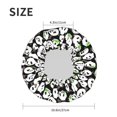 thumbnail image 4 of KLL Panda Bear Pattern Shower Cap & Bath Cap for Women,Reversible Oversized Waterproof Shower Caps for all Hair Lengths,Elastic Reusable Bathing Hair Cap, 4 of 6