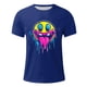 thumbnail image 4 of Blusas y camisas de manga corta y cuello redondo para hombre. Blusas/camisetas de manga corta con cuello redondo y estampado de Halloween para hombre. Blusa para hombre., 4 of 4