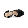 thumbnail image 4 of BLISSFUL STEP Women's Strap Platform Chunky Heel Slingback Sandals, 4 of 7