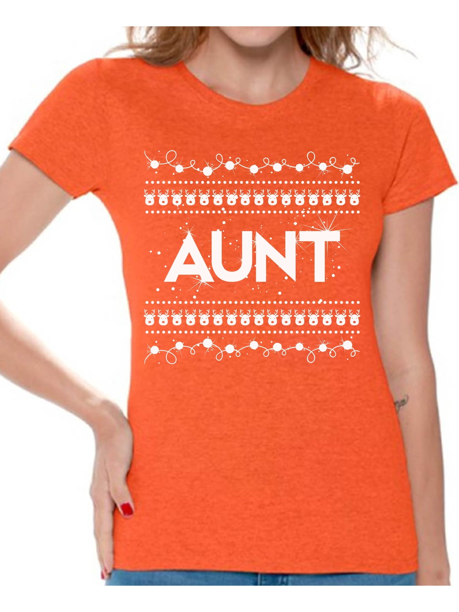 Awkward Styles - Awkward Styles Aunt Shirt Christmas Shirts for Women Christmas Aunt Tshirt