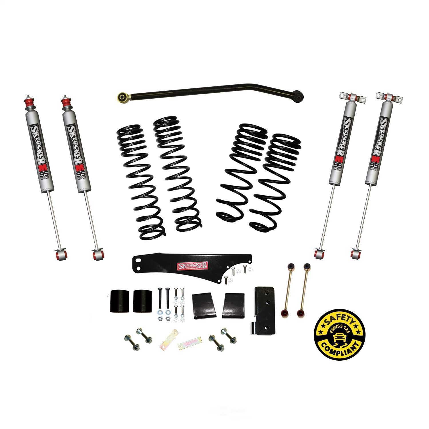LIFT KIT Fits select: 2015-2017 JEEP WRANGLER UNLIMITED SPORT, 2012-2014 JEEP WRANGLER SPORT