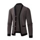 thumbnail image 1 of Gibobby Suéteres para hombre Cárdigan de algodón con botones para hombre, cuello en V, diseño básico, suéter de punto(Gris,G), 1 of 2