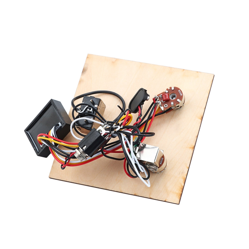 Guitar Prewired Wiring Harness Prewired 500K Pots 3 Way Toggle Switches Wiring Harness for Electric Guitar Parts