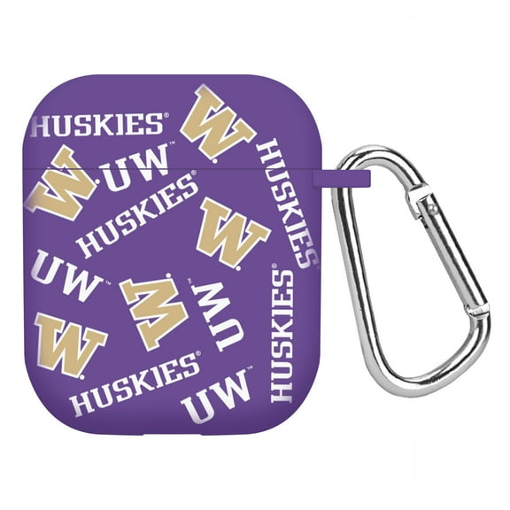 Washington Huskies HD Case Cover Compatible with Apple AirPods Gen 1 & 2 (Random) by Affinity Bands