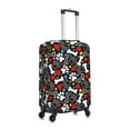 thumbnail image 3 of Uemuo Paw And Bones Printed Washable Luggage Cover - Fashion Suitcase Protector Fits 18-32 Inch Luggage -X-Large, 3 of 9