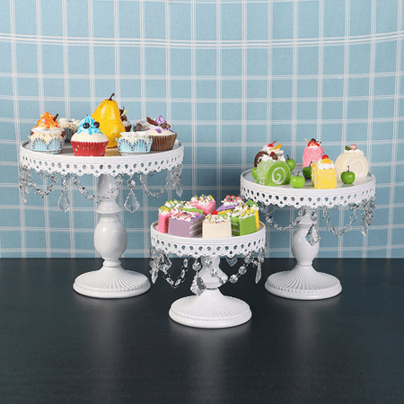 Antique Cake Stand Round Cupcake Stands Metal Dessert Display Antique Cake Stand Round Cupcake Stands Metal Dessert Display Crystal Bead For Wedding Cakes Gold White Com