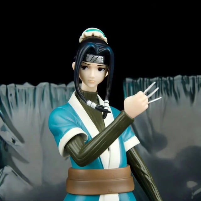 Figuras de acción de Anime Naruto GK Haku, espejo mágico, cristal de hielo, muñeca de vinilo blanco, Momochi, Zabuza, Retinue, modelo de colección de juguete Fivean Figuras de anime