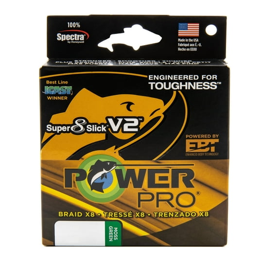 PowerPro Braided Fishing Line, 100Lb X 1500Yd Grn,  [21101001500E]