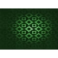 thumbnail image 1 of Ahgly Company Indoor Rectangle Patterned Green Area Rugs, 2' x 4', 1 of 6