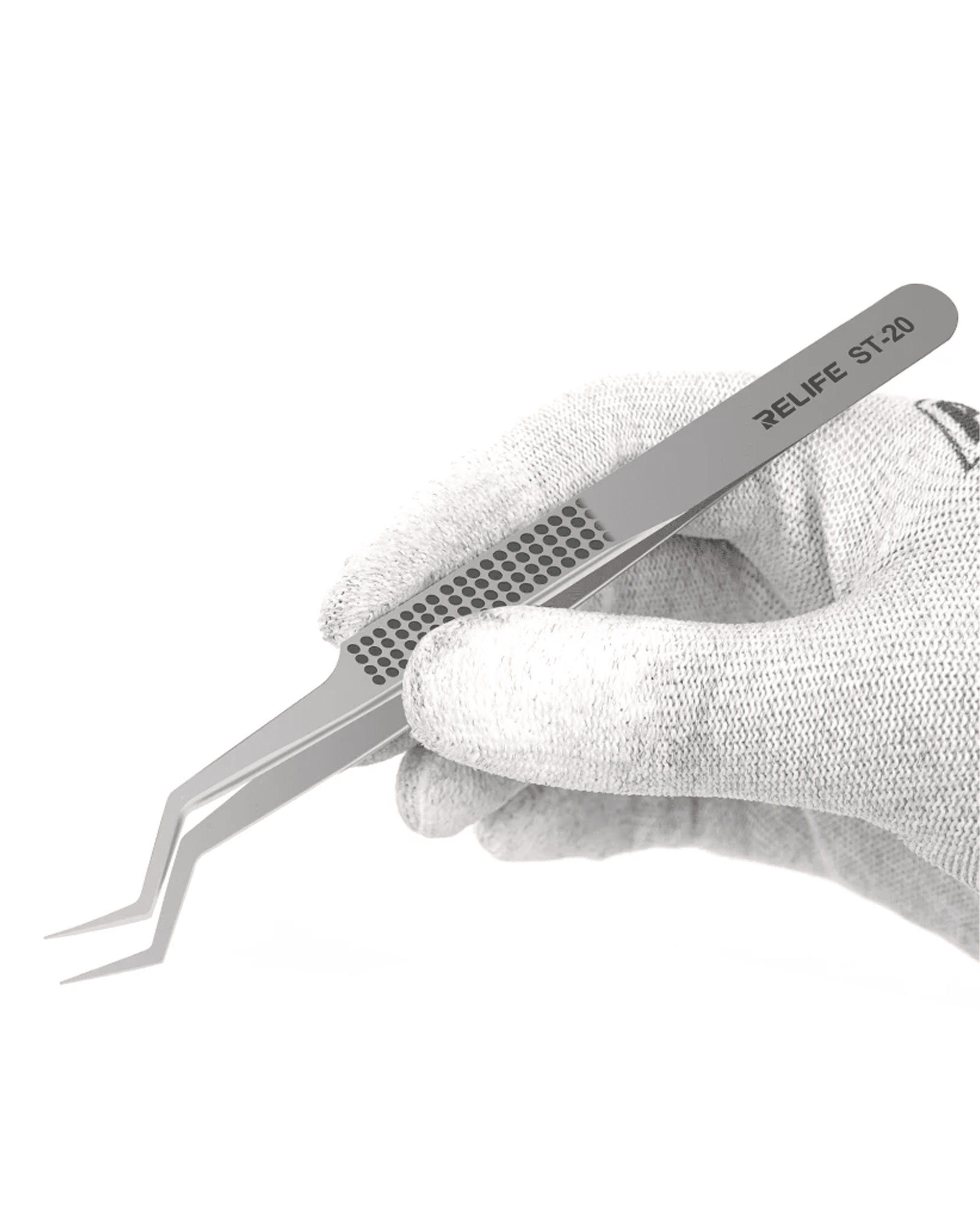 Replacement RELIFE ST-20 Precision Tweezers For Chip Placement (Sunshine)