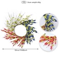 thumbnail image 5 of 20" Independence Day Forsythia Wreath, Patriotic Red, White, and Blue Artificial Flower Door Decor, Decorative Stars and Stripes Wreath for 4th of July, Memorial Day, and Veteran Day by JEWLALO, 5 of 7