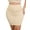 Beige, variant on USEASY Seamless Shaperwear Slips for Women Tummy Control Half Slips Under Dress Waist Cincher Shapewear Skirt