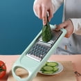 thumbnail image 5 of UDIYO 3 in 1 Upgrade Multi-Purpose Vegetable Slicer shreder Grater,Handheld Stainless Steel Shredder Cutter Grater.Kitchen Tool slicer vegetable cutter for Vegetable Fruits, 5 of 8