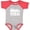 Baseball Heather and Red, variant on Inktastic Dubai City Skyline with Grunge Boys or Girls Baby Bodysuit