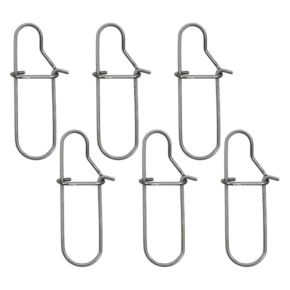 MARINE CITY Clips d'Antenne en Acier Inoxydable 304, Antirouille, Drapeau de Bateau Marin, pour Mât de Drapeau, Accessoires de Mât (Lot de 6)