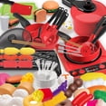 thumbnail image 3 of LINXUXIE 71Pcs Kids Kitchen Toy Accessories,Toddler Pretend Cooking Playset with Play Pots,Learning Gift for Girls,Boys, 3 of 8