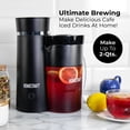 thumbnail image 2 of HomeCraft Electric Iced Tea Maker, 2 qt Double-Insulated Cold Brew Coffee and Tea Brewer Pitcher, 2 of 6