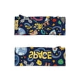 thumbnail image 2 of Wukai Colorful Space Print Baby Bow Headband for Newborn Infant Baby Toddler Girls, 2 of 5