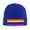 Blue, variant on Pride Rainbow Flag Pattern Beanie Hat Knit Hat Skull Cap for Men Women Winter Hat Black