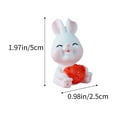thumbnail image 3 of Easter Party Decorations Easter Signs, Decorative Bunny Figurines, 2026 Ornament Happy Easter Table Decor, Elegant Decor Bunny and Egg Decoration(1PC), 3 of 6