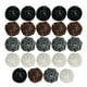thumbnail image 1 of Centros de mesa de decoración de bolas de mimbre para ducha Qingbei, para decorar fiestas navideñas Negro Gris Blanco 24, 1 of 9