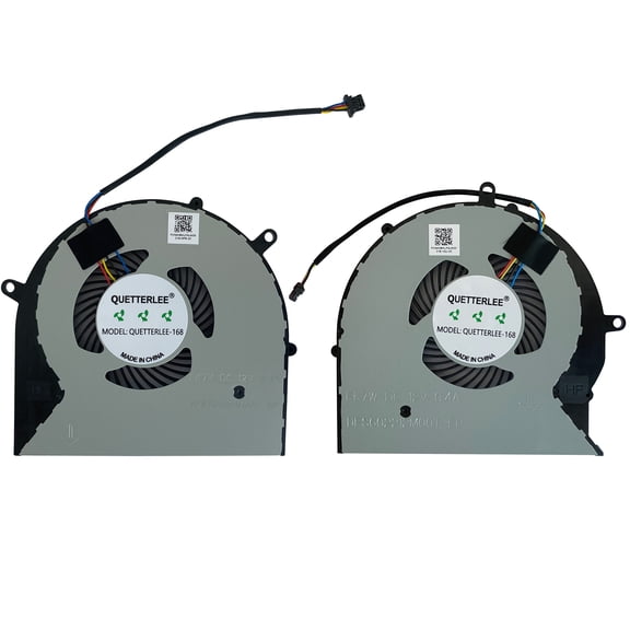 QUETTERLEE Replacement New Laptop CPU GPU DC12V Cooling Fan for ASUS FX63VM FZ63VM FX63VM7300 FX63VM7700 FX503VM S5AM GL703VM GL703V GL703VD Series DFS602212MOOT FK7W DFS552012M00T FK7V Fan