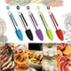 thumbnail image 3 of Juego de 5 pinzas mini de cocina, pinzas pequeñas de acero inoxidable con puntas de silicona de 7", pinzas de servicio, pinzas de cocina para ensaladas, freír y asar, 3 of 6
