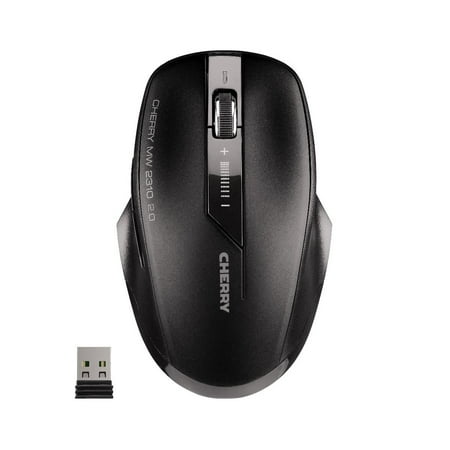 UPC: 4025112089978 | CHERRY MW 2310 2.0 – Wireless Optical Mouse. Energy-Saving 3 Years Ergonomically Designed with DPI Switch Easy to Install Plug and Use. 6 Buttons – Black