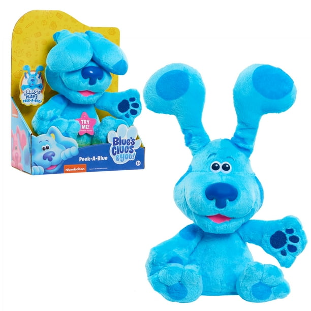 Blue’s Clues & You! Peek-A-Blue, Interactive Barking Peek-A-Boo Stuffed ...
