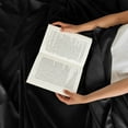 thumbnail image 7 of CGK Linens 4-Piece Ultra Soft & Comfy Hotel Luxury Sheet Set - California King Size Cooling Bed Sheet Fits 8"-16" Mattresses, Black, 7 of 7