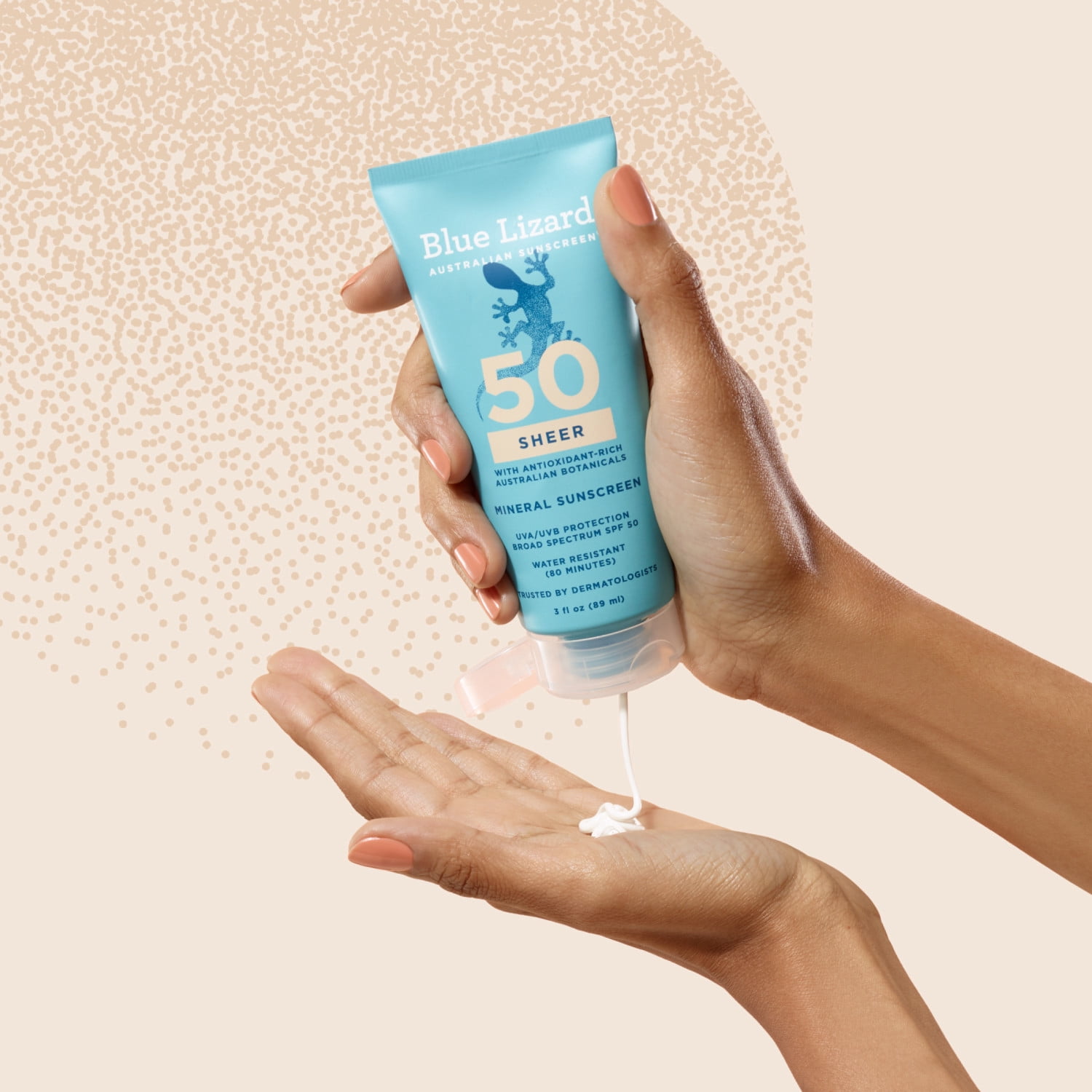 Blue Lizard Sheer Mineral SPF 50 Sunscreen Lotion, Zinc Oxide, 3 fl oz
