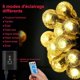 thumbnail image 2 of 12M 100 LED String Lights with Remote Control, Solar and USB Powered Outdoor and Indoor, 8 Modes Waterproof Garden String Lights, 2 of 4