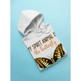 thumbnail image 3 of Spirit Animal Is The Butterfly Hoodie Women -Smartprints Designs, Female x-Large, 3 of 4