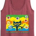 thumbnail image 3 of Pete The Cat - Groovy To Create - Women's Racerback Tank Top, 3 of 6