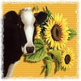 thumbnail image 2 of CafePress - Cow With Sunflowers Mug - 11 oz Ceramic Mug - Novelty Coffee Tea Cup, 2 of 4