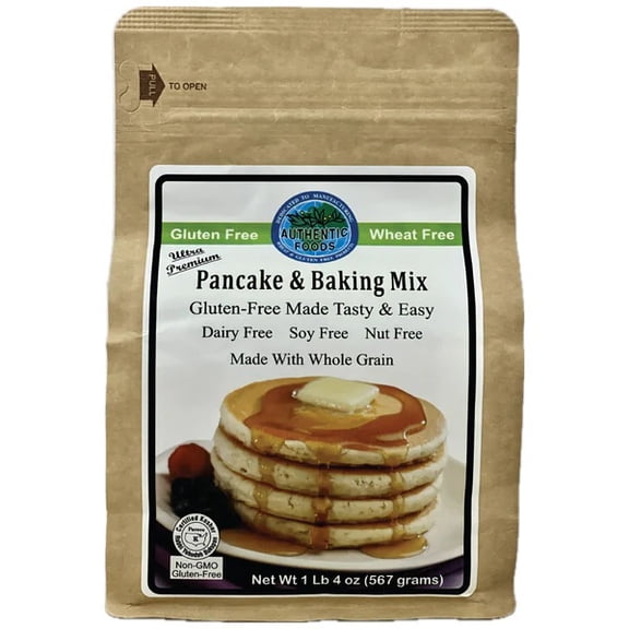 Authentic Foods Gluten-Free Pancake & Baking Mix – 7 lb Bag | All-Purpose Mix for Pancakes, Waffles & More
