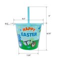 thumbnail image 6 of Star Wars, Jumbo Grogu, Plastic Easter Bucket, Blue, Green, 9.5" Wide (Top), 6 of 6