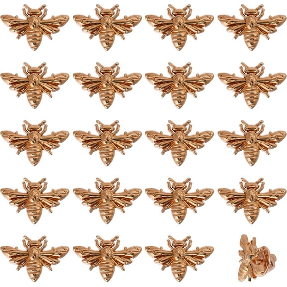 Vintage Bee Brooch Lapel Pin Honeybee Brooch Pin Alloy Pins Set Pin for Backpack Clothing Badges Coat Shirt Suit Collar Accessories