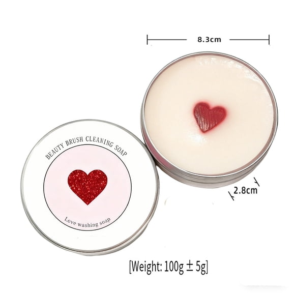 Makeup Brush Cleaning Soap And Silicone Pad Portable Makeup Tool Cleaning Soap 100g/50g