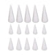 thumbnail image 3 of 15x conos de espuma para manualidades proyecto de de Navidad conos de poliestireno blanco para vacaciones niños es de Navidad artes DIY, 3 of 9