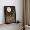 thumbnail image 2 of Lienzo para pared con estampado vintage de flores lunares, 40 x 60 cm, enmarcado, 2 of 7